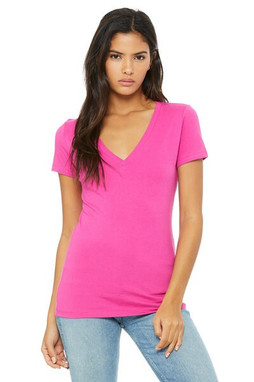 Bella+Canvas 6035 - Deep V-Neck Jersey T-Shirt