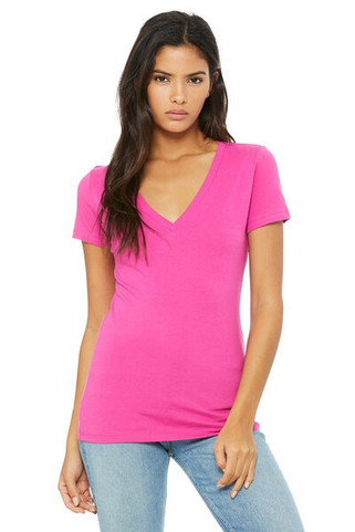 Bella+Canvas 6035 - Deep V-Neck Jersey T-Shirt