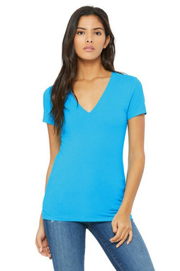 Bella+Canvas 6035 - Deep V-Neck Jersey T-Shirt
