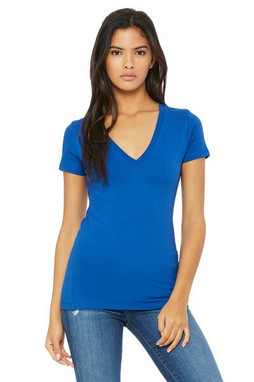Bella+Canvas 6035 - Remera Jersey con escote en V profundo