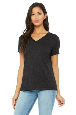 Bella+Canvas 6405 - Relaxed Short Sleeve Jersey V-Neck T-Shirt