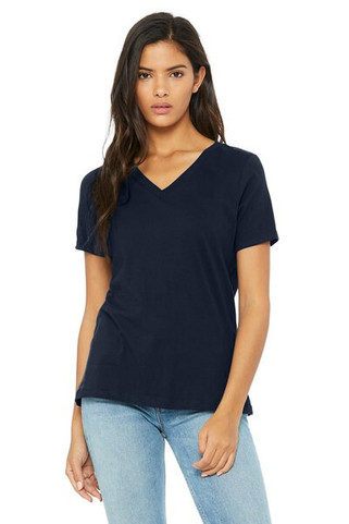 Bella+Canvas 6405 - Relaxed Short Sleeve Jersey V-Neck T-Shirt