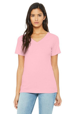 Bella+Canvas 6405 - Relaxed Short Sleeve Jersey V-Neck T-Shirt