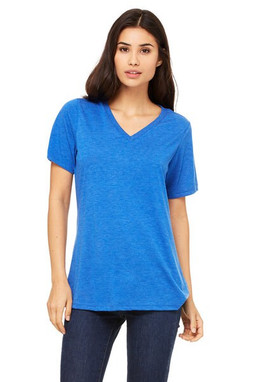 Bella+Canvas 6405 - Relaxed Short Sleeve Jersey V-Neck T-Shirt