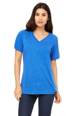 Bella+Canvas 6405 - Relaxed Short Sleeve Jersey V-Neck T-Shirt