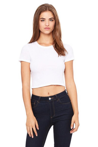 Bella+Canvas 6681 - Top Corto de Algodón y Poliéster para Mujer