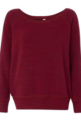 Bella+Canvas 7501 - Ladies' Triblend Wideneck Sweatshirt