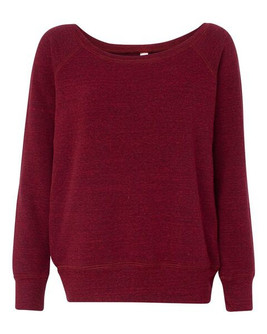 Bella+Canvas 7501 - Buzo de cuello ancho Triblend