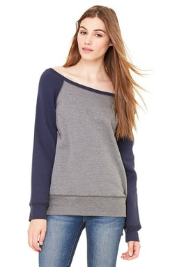 Bella+Canvas 7501 - Ladies Triblend Wideneck Sweatshirt
