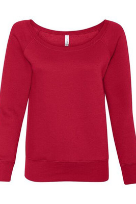 Bella+Canvas 7501 - Ladies' Triblend Wideneck Sweatshirt