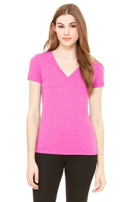 Bella+Canvas 8435 - Ladies' Triblend Deep V-Neck T-Shirt