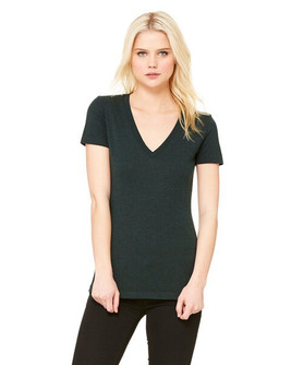 Bella+Canvas 8435 - Ladies' Triblend Deep V-Neck T-Shirt