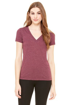 Bella+Canvas 8435 - Ladies' Triblend Deep V-Neck T-Shirt