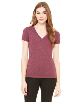 Bella+Canvas 8435 - Ladies' Triblend Deep V-Neck T-Shirt