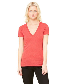 Bella+Canvas 8435 - Ladies' Triblend Deep V-Neck T-Shirt