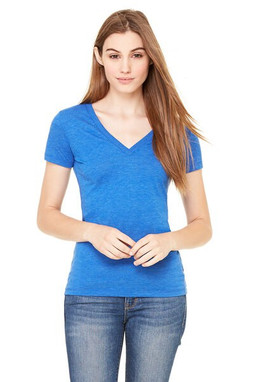 Bella+Canvas 8435 - Ladies Triblend Deep V-Neck T-Shirt
