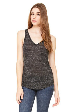 Bella+Canvas 8805 - Effortlessly Chic Flowy V-Neck Tank Top