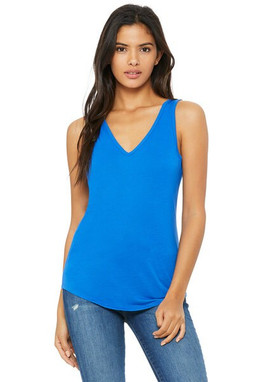 Bella+Canvas 8805 - Effortlessly Chic Flowy V-Neck Tank Top