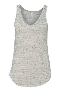 Bella+Canvas 8805 - Effortlessly Chic Flowy V-Neck Tank Top