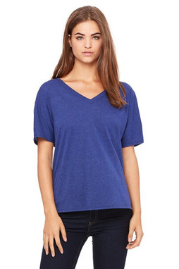 Bella+Canvas 8815 - Remera suelta con cuello en V y manga corta 
