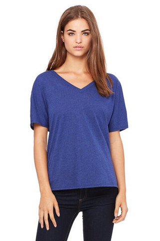 Bella+Canvas 8815 - Remera suelta con cuello en V y manga corta