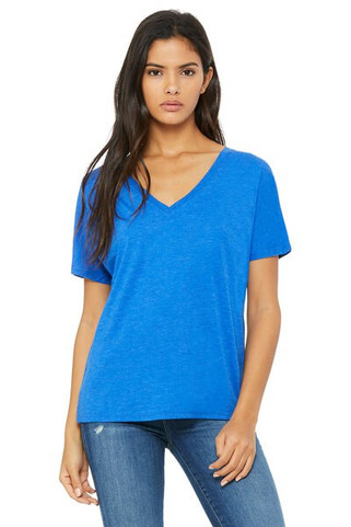 Bella+Canvas 8815 - Remera suelta con cuello en V y manga corta