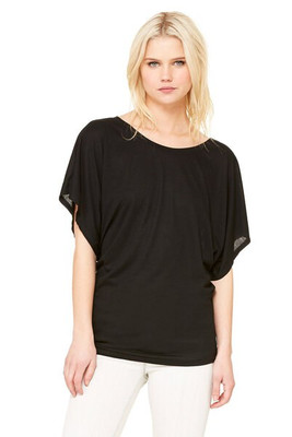 Bella+Canvas 8821 - Ladies' Flowy Draped Sleeve Dolman T-Shirt