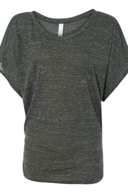 Bella+Canvas 8821 - Ladies Flowy Draped Sleeve Dolman T-Shirt