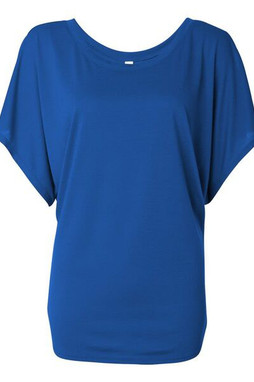 Bella+Canvas 8821 - Ladies Flowy Draped Sleeve Dolman T-Shirt