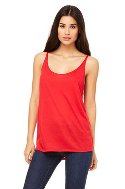 Bella+Canvas 8838 - Ultra-Soft Ladies Slouchy Tank with Thin Straps