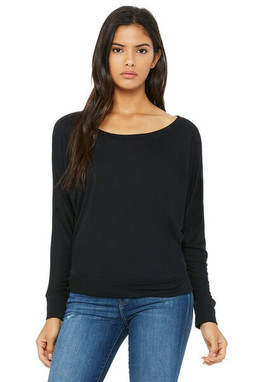 Bella+Canvas 8850 - Ladies Flowy Off Shoulder Long Sleeve Shirt