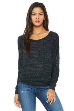 Bella+Canvas 8850 - Ladies Flowy Off Shoulder Long Sleeve Shirt