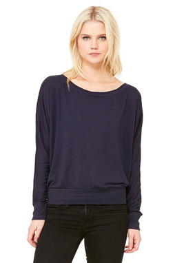 Bella+Canvas 8850 - Ladies Flowy Off Shoulder Long Sleeve Shirt