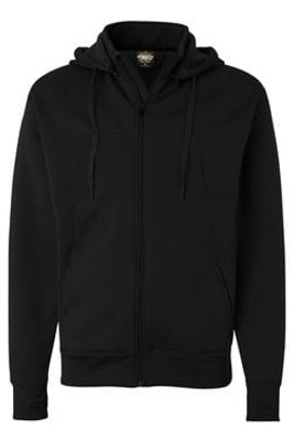 Independent Trading Co. EXP80PTZ - Poly-Tech Hooded Full-Zip Sweatshirt