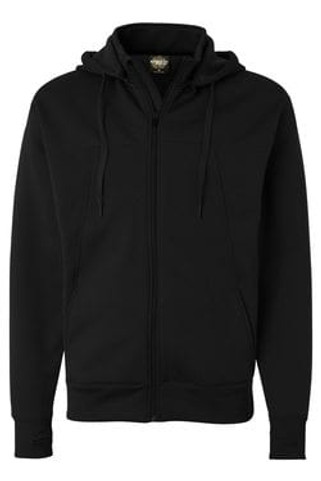 Independent Trading Co. EXP80PTZ - Poly-Tech Hooded Full-Zip Sweatshirt