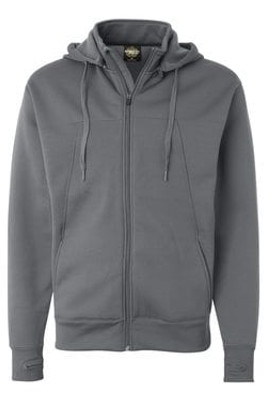 Independent Trading Co. EXP80PTZ - Poly-Tech Hooded Full-Zip Sweatshirt