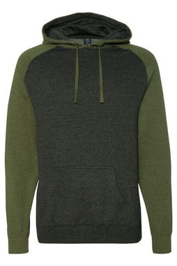 Independent Trading Co. IND40RP - Raglan Hooded Pullover