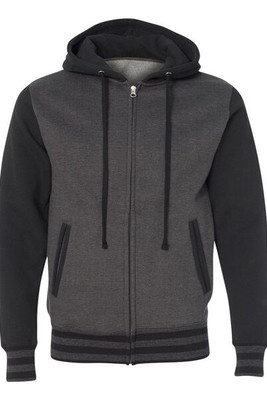 Independent Trading Co. IND45UVZ - Unisex Varsity Full-Zip Hooded Sweatshirt
