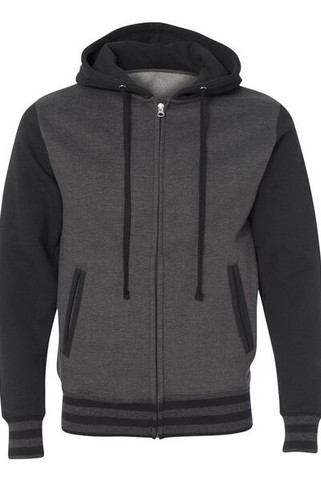 Independent Trading Co. IND45UVZ - Unisex Varsity Full-Zip Hooded Sweatshirt