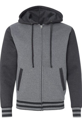 Independent Trading Co. IND45UVZ - Unisex Varsity Full-Zip Hooded Sweatshirt