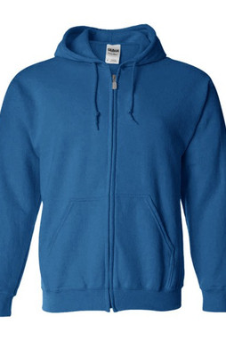 Gildan sweatshirt with zipper for men black