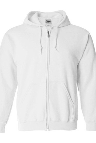 Gildan sweatshirt with zipper for men black