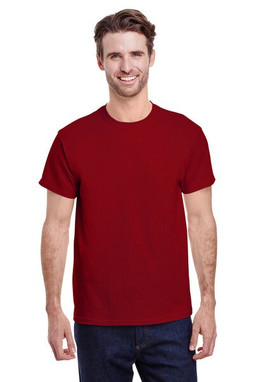Gildan t shirts for men dark orange