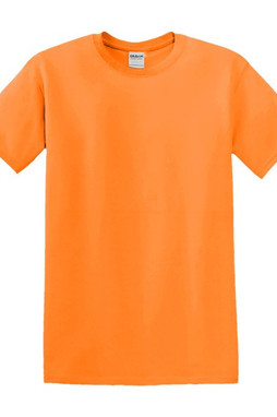 Gildan t shirts for men dark orange
