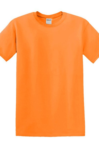 Gildan t shirts for men dark orange