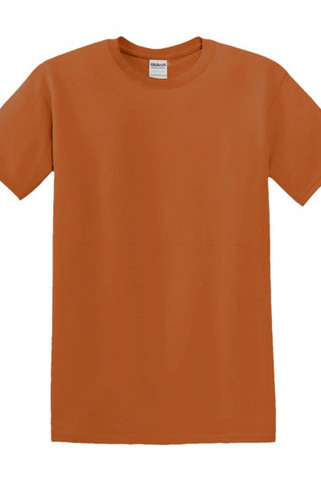 Gildan t shirts for men dark orange