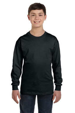 Gildan 5400B - Remera manga larga Heavy Cotton para jóvenes 