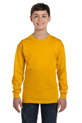 Gildan 5400B - Remera manga larga Heavy Cotton para jóvenes 
