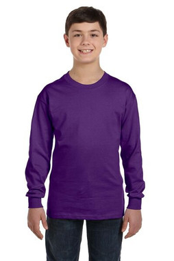 Gildan 5400B - Remera manga larga Heavy Cotton para jóvenes 