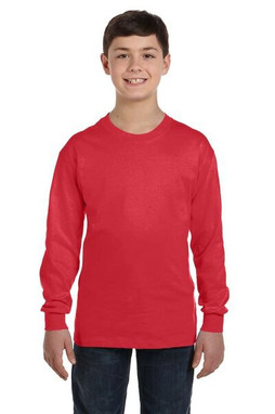 Gildan 5400B - Remera manga larga Heavy Cotton para jóvenes 